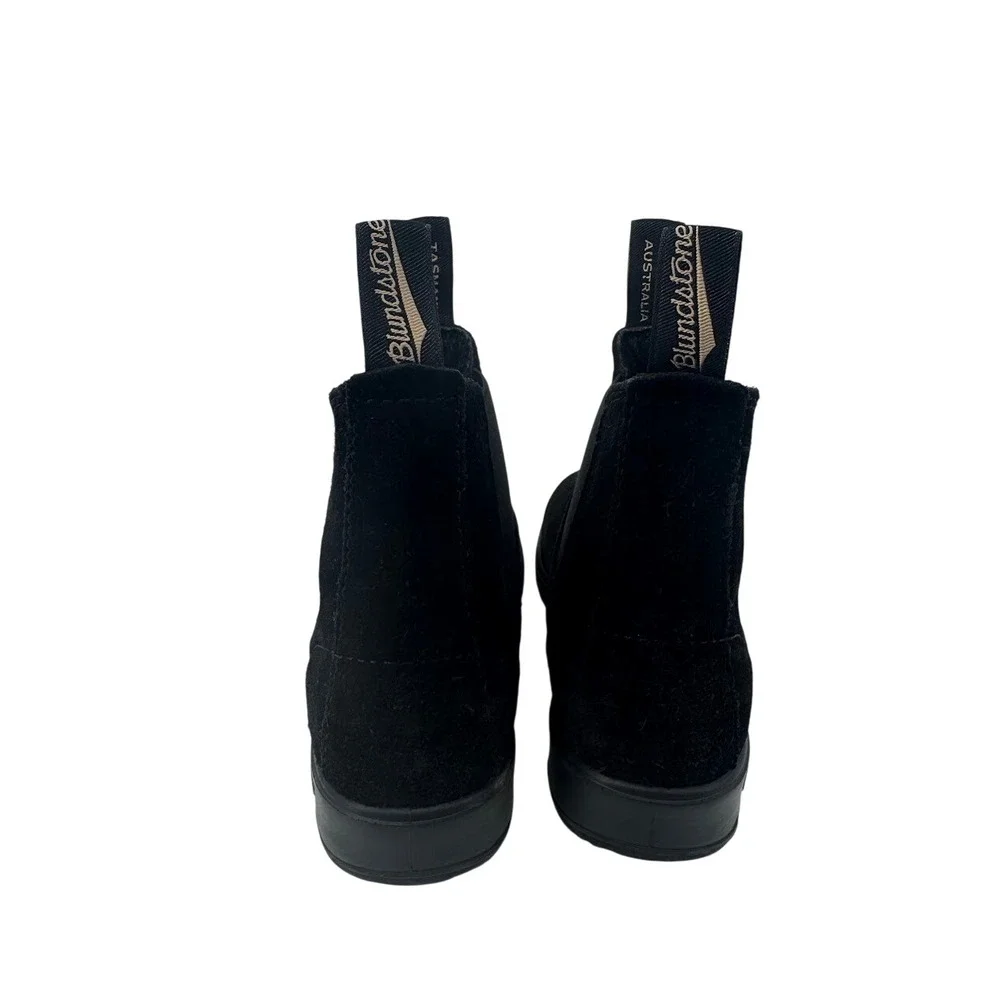 Blundstone #2405 Womens Black Suede Chelsea Boots Water Resistant Ankle Boot